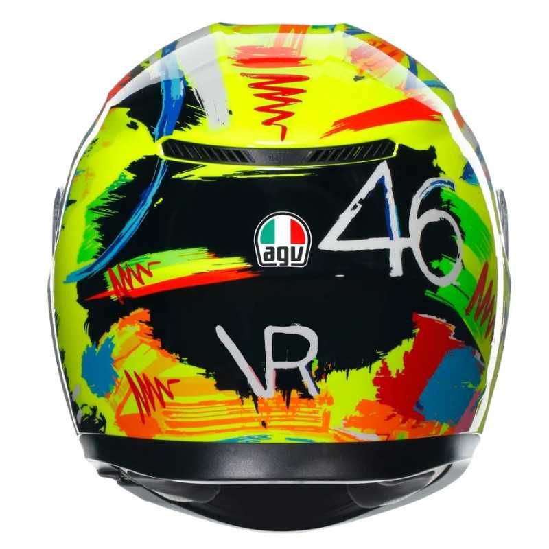 НОВА КАСКА AGV K3 Rossi Winter Test 2019