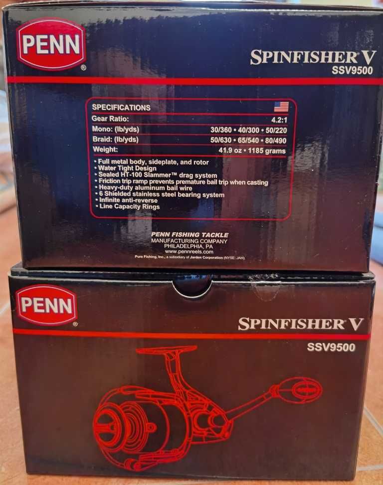 PENN Spinfisher SSV 9500 + lansete Energoteam POWERCAT 3.30m 500-1000g