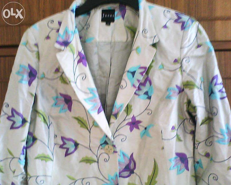 Sacou Jones, din matase brodata, nou, 38-40/M, foarte frumos