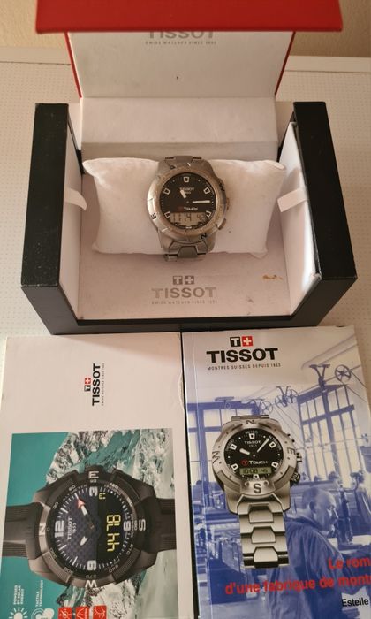Tissot T Touch II 2 T-Touch Titan Titanium Ceas Barbati Cadou