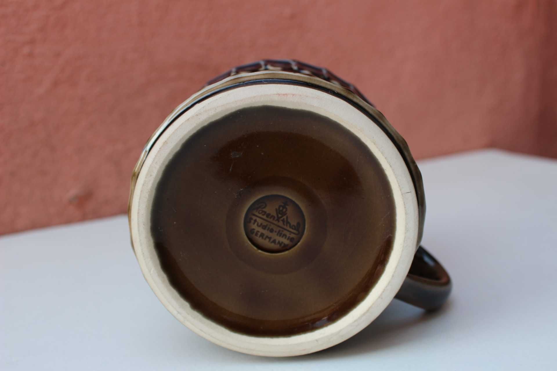 Piesa de colectie Pahar bere ceramica ROSENTHAL, Brotzeit