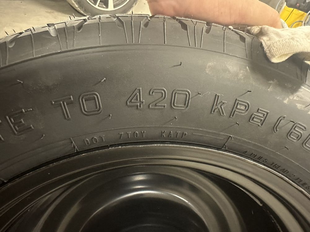 Резервна гума патерица за Nissan / Dacia / Дачия 155/90/17