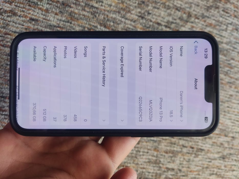 iPhone 13 pro 512gb gold