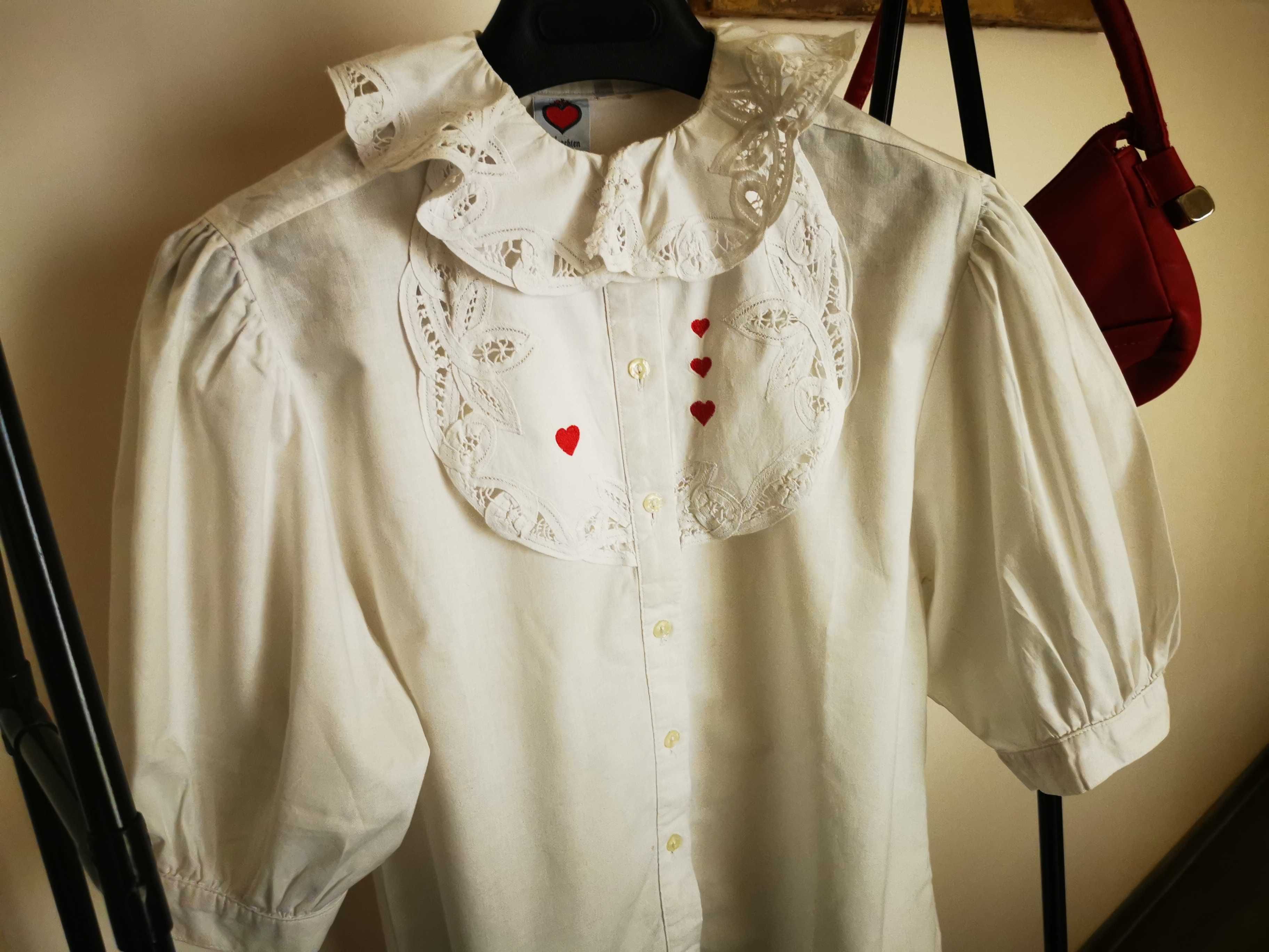 Superbă camasa vintage în stil victorian cu broderie