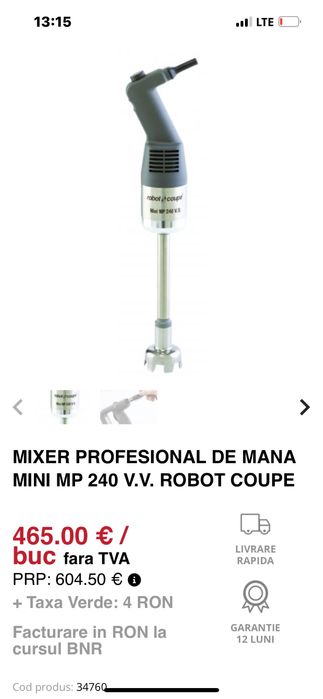 Mixer profesional Robot coupe nou