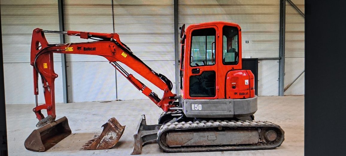 Excavator bobcat e 50 em 2014 2530 ore