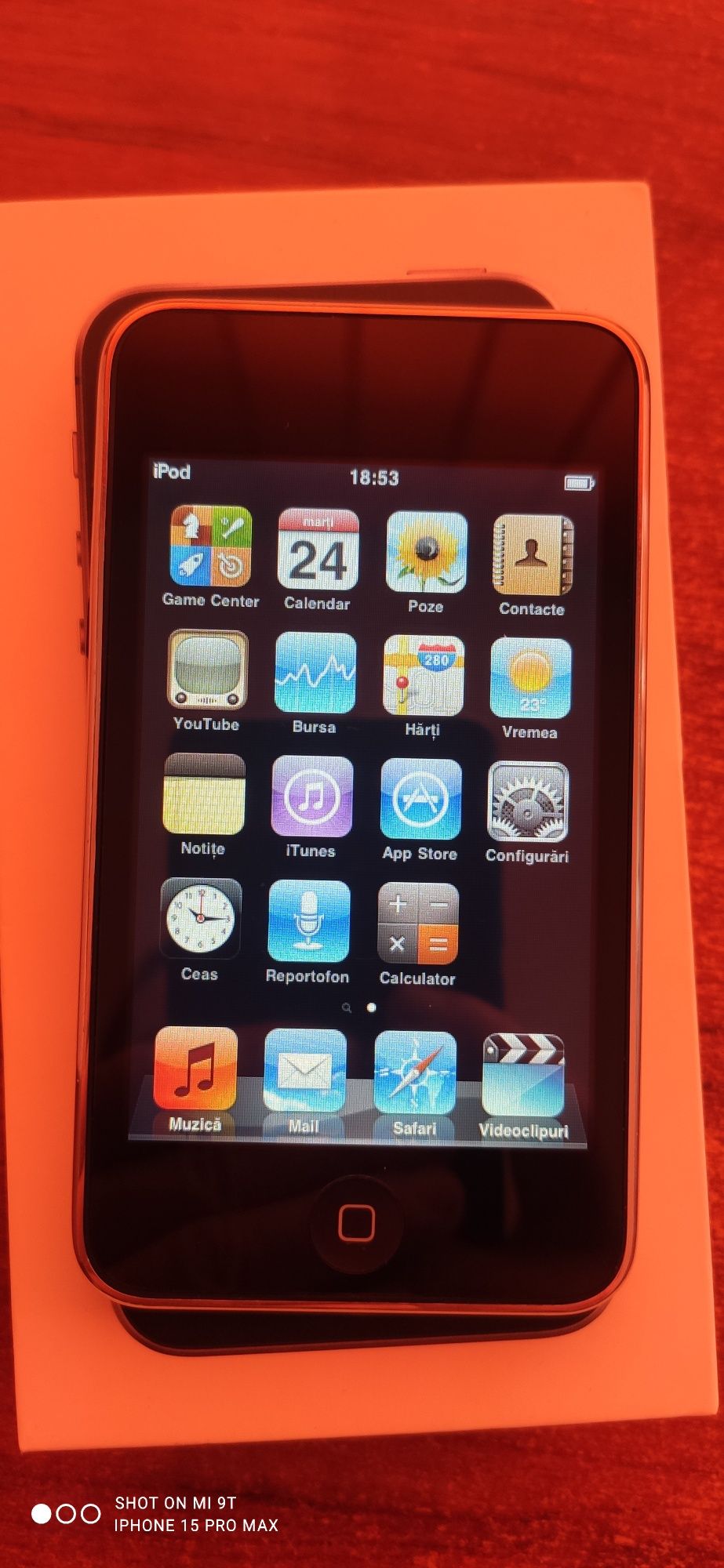 iPod muzica impecabil