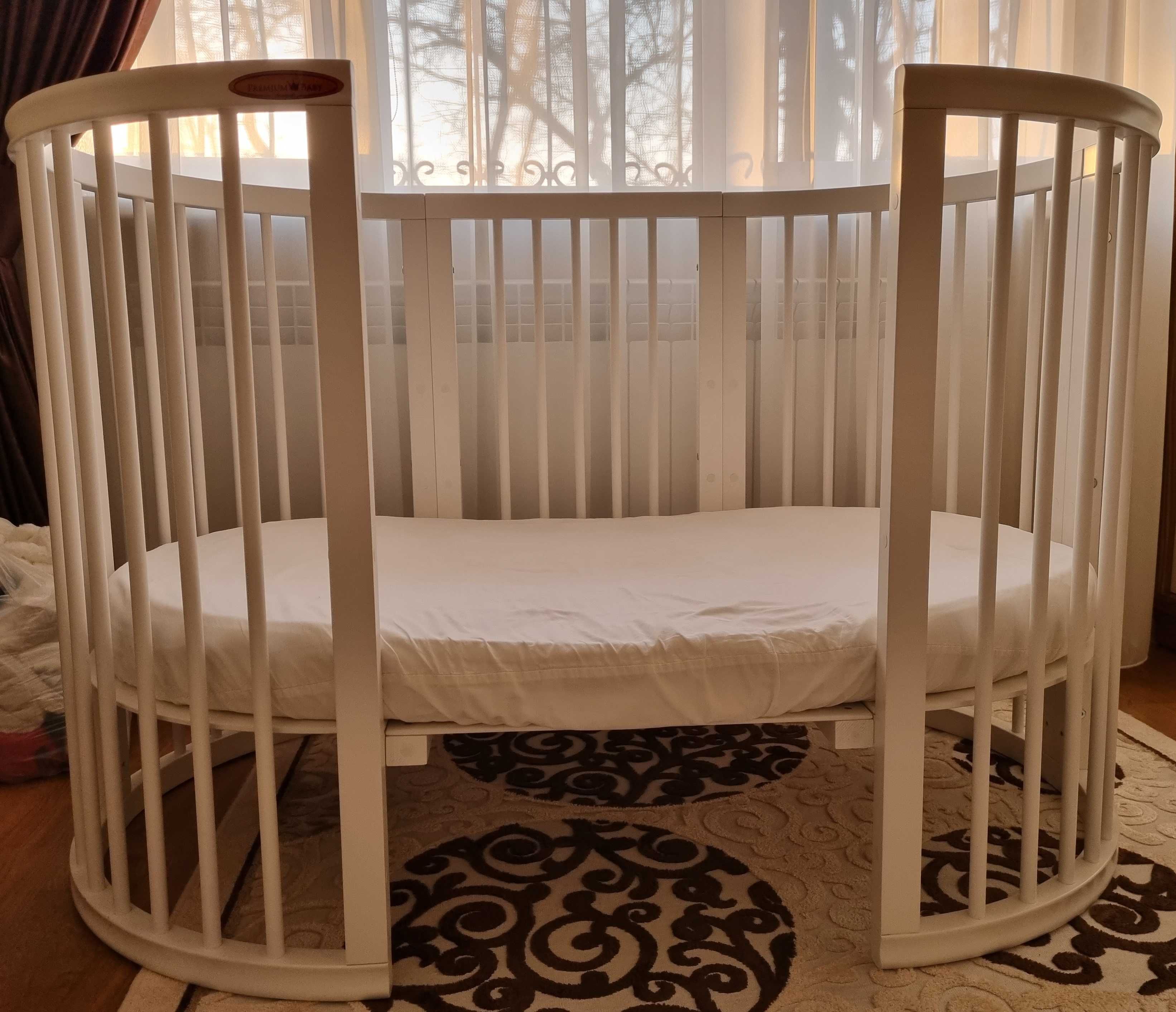 Кроватка-трансформер 8в1 Premium Baby