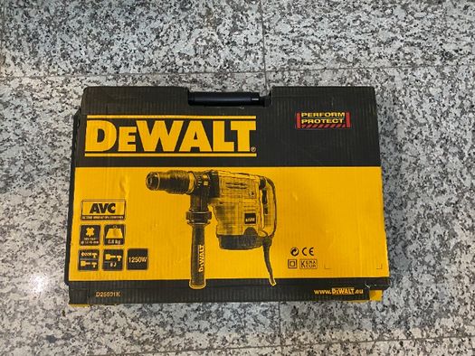 DeWALT - D25601K-QS 45мм SDS Max Перфоратор, 6кг, антивибрационна др