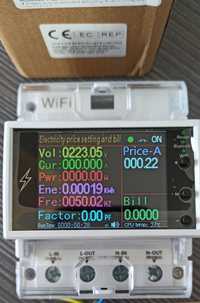 Двутарифен 100Amp Wi-Fi SMART ЕЛЕКТРОМЕР Прекъсвач предпазител 5-в-1
