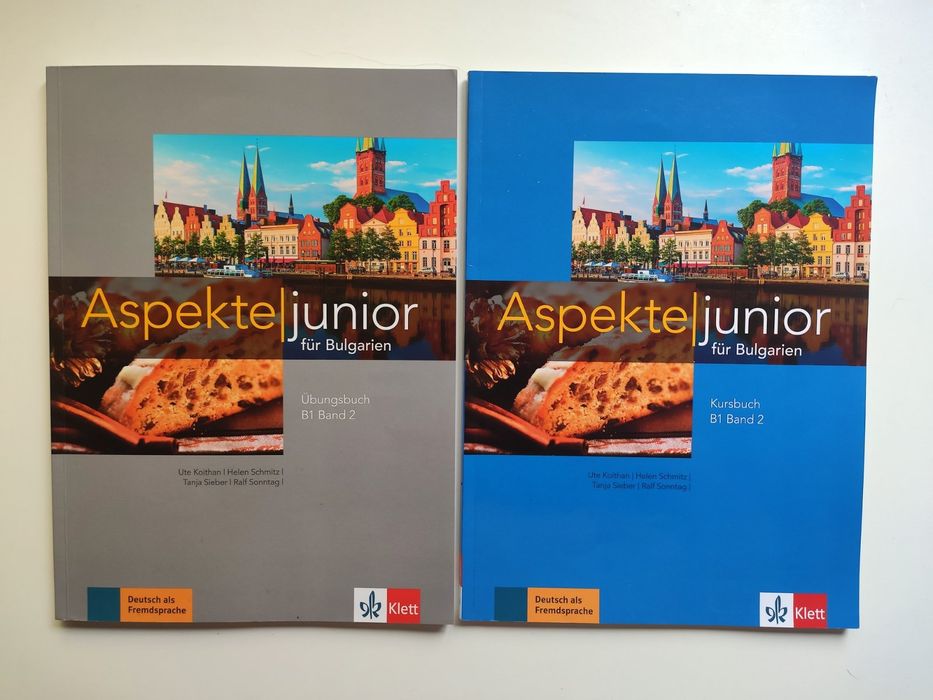 Немски език учебник + тетрадка Aspekte Junior B1.2 KLETT