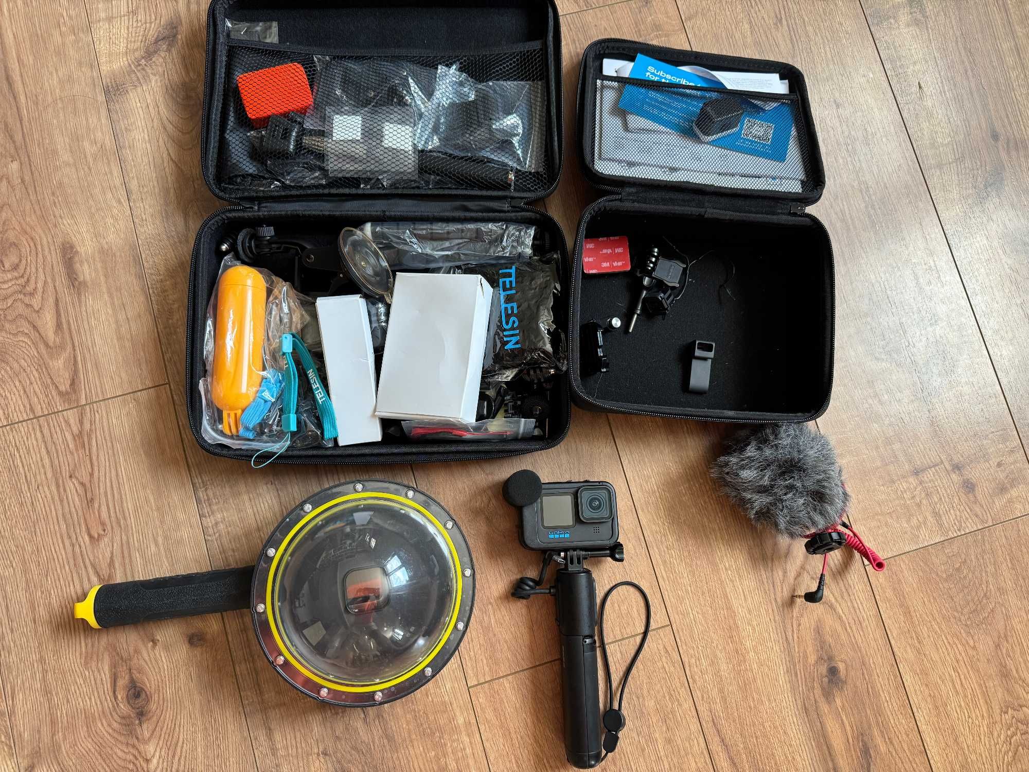 GoPro Hero 10 Black Creator Edition + Микрофон Rode + Аксесоари + Dome