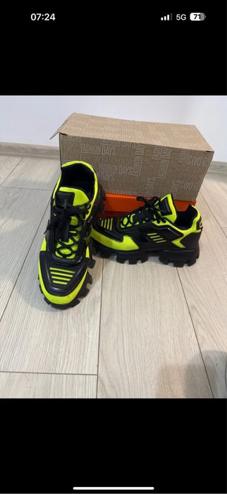 Prada Cloudbust Thunder trainers.