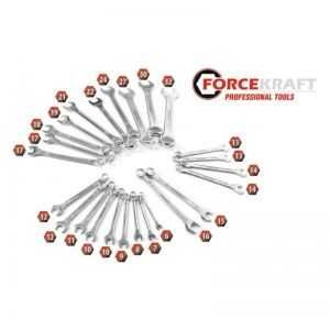 Ключове звездогаечни на стойка 6-32 мм к-т 25бр. ForceKfraft