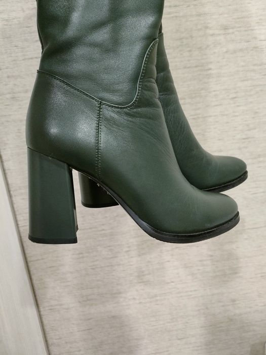 Сапоги осень-весна 37 размер кожа