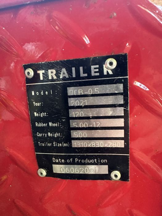 Vand remorca motocultor