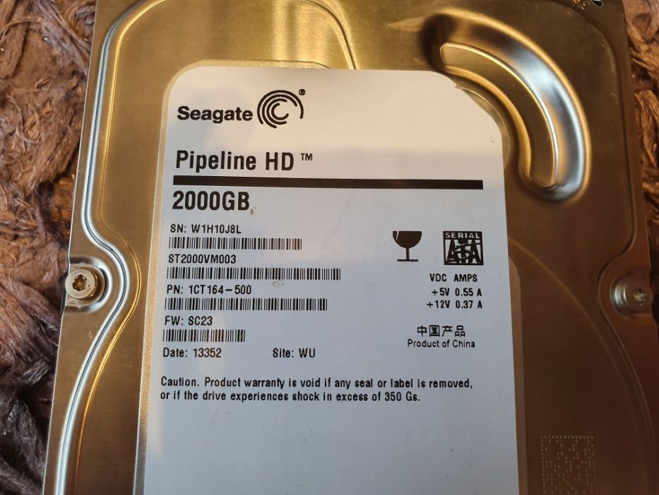 Hdd Seagate 2TB, Pipeline HD pt recuperare de date