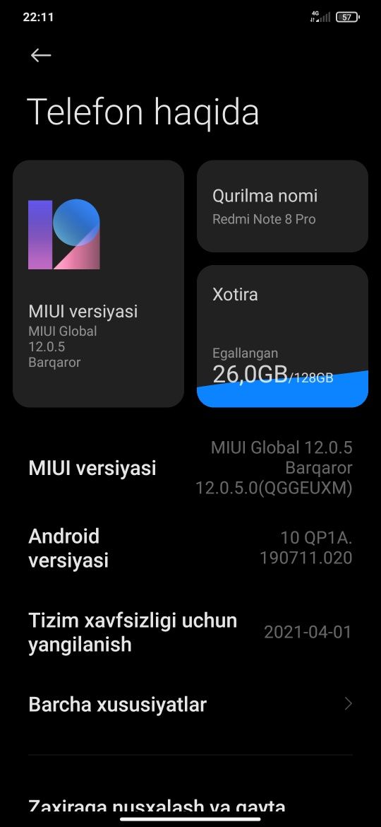 Redmi note 8 pro