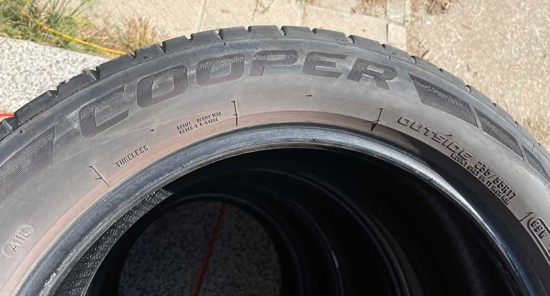 Продавам 4бр. употребявани всесезонни гуми 235/55 R17 Cooper