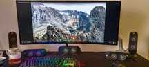 Monitor 4K Alienware Gaming AW3418DW Curbat 34 inch 4 ms G-Sync 120 Hz