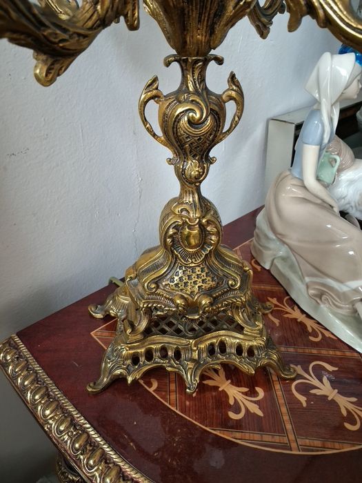 Бронзова   лампа