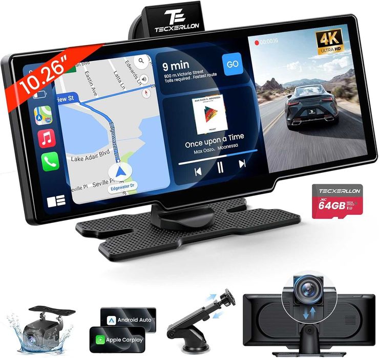 Carplay LCD Wireless de 10,26 inch Android Car