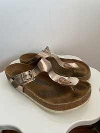 Birkenstock Gizeh piele rose gold 35 wide