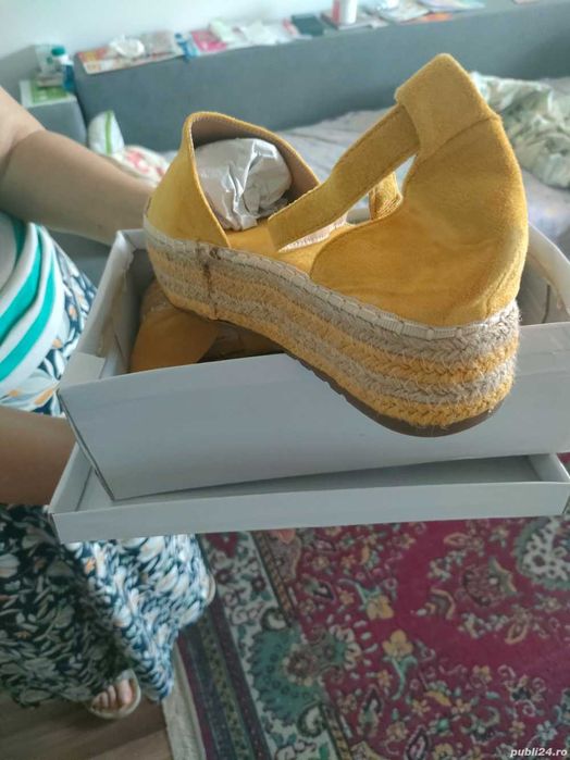 Vind Espadrile Dama masura 41 Yellow