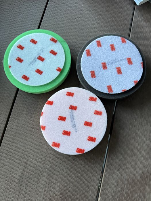 Burete polish 3M verde, negru si portocaliu