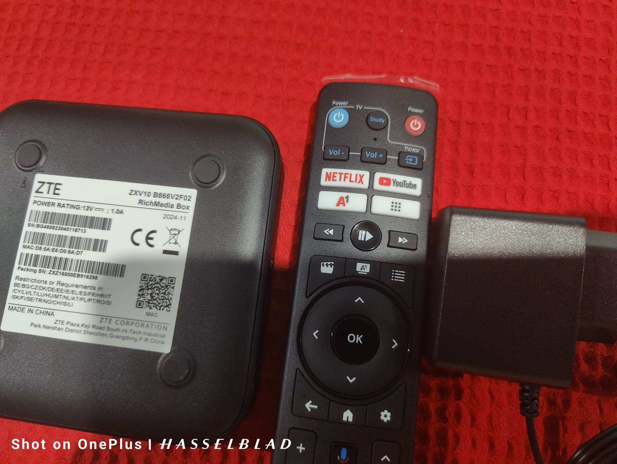 Tv Box ZTE Android 14 ZXV10 B866V2F02 A1 32GB отключен сертифициран