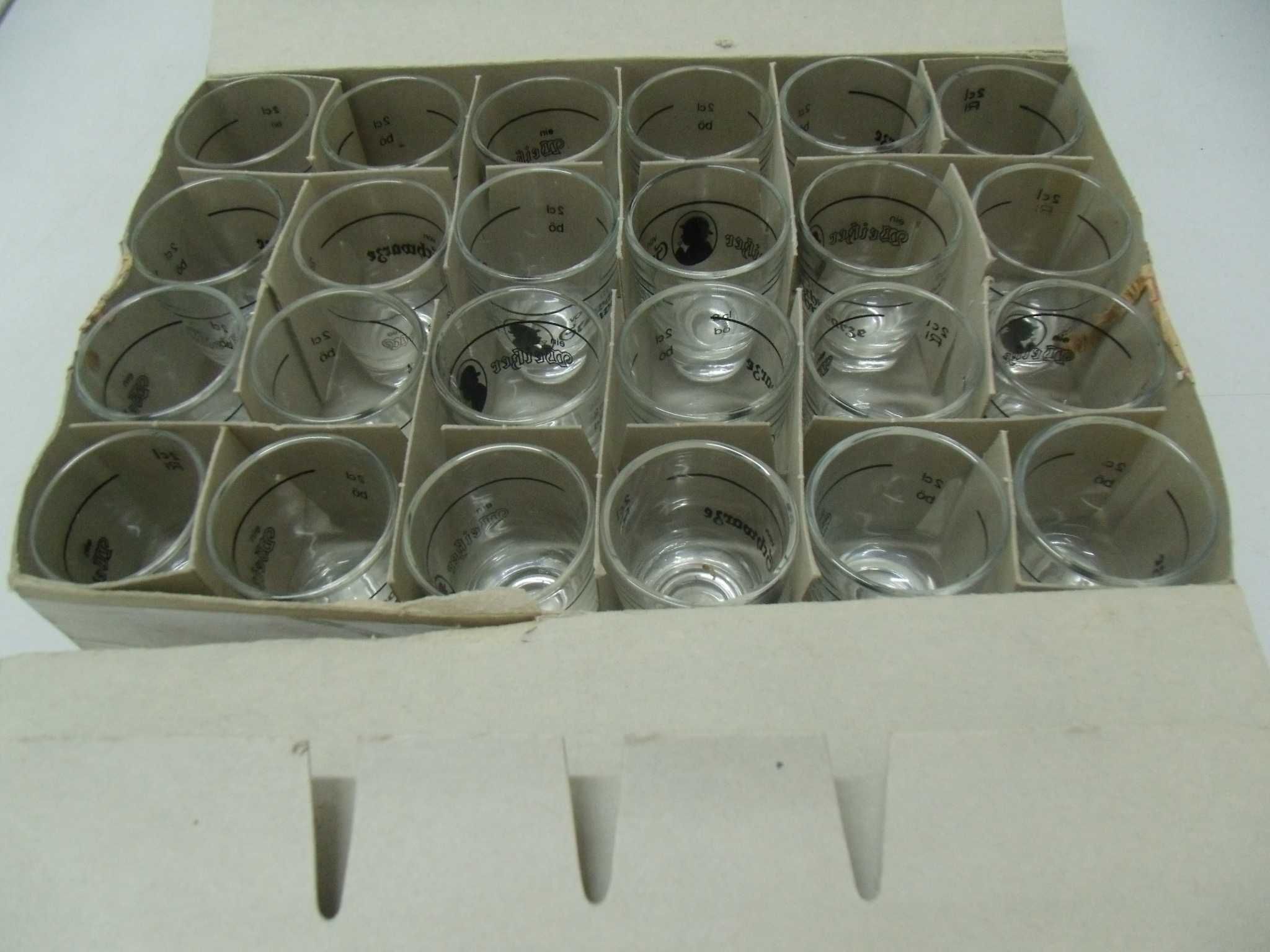 № 5617 стари малки стъклени чашки за шотове