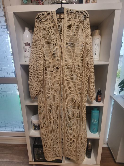 Cardigan croșetat manual