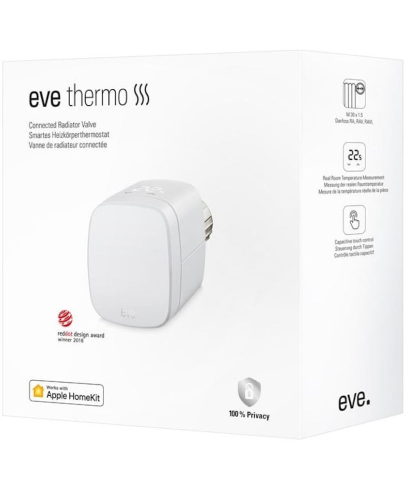 Termostat EVE Thermo Smart Radiator, Apple HomeKit/Matter