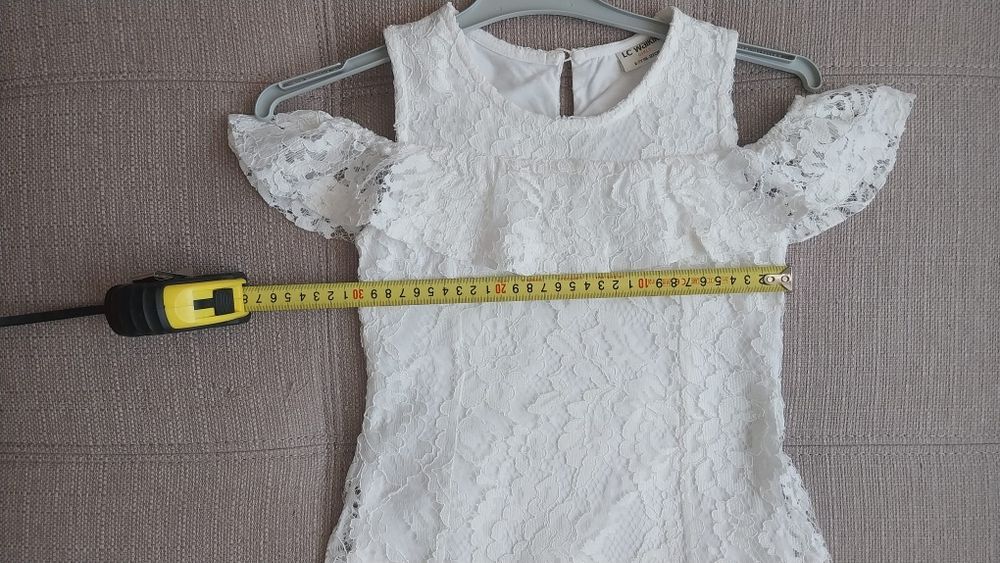 Rochiță fetițe albă