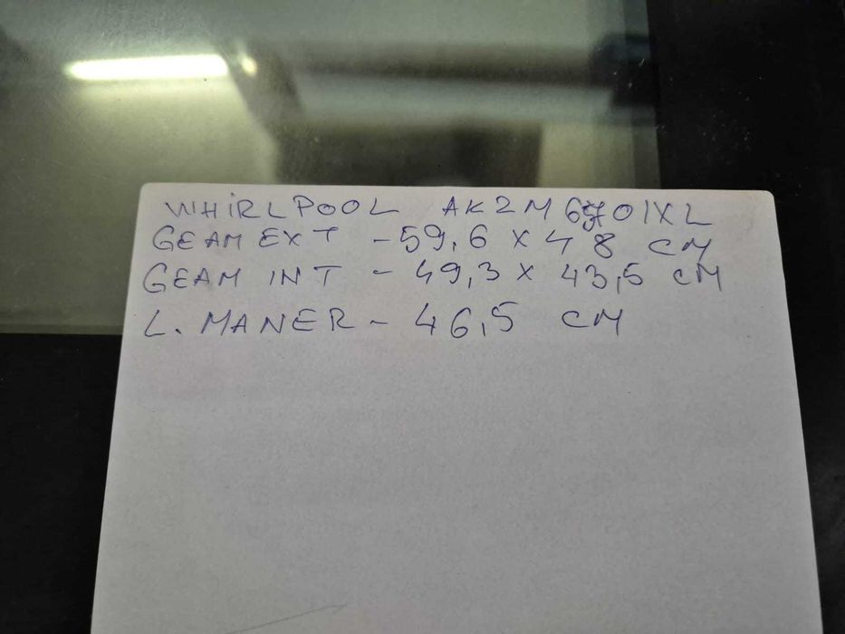 Usa completa cuptor Whirlpool AKZM6570 IXL 59.6 x 48 cm /B1