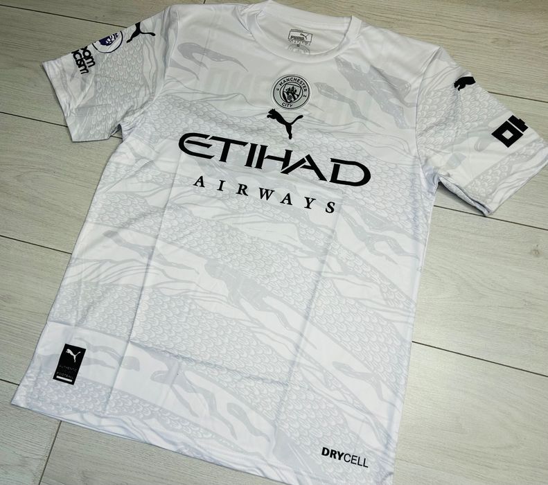 Tricou Manchester city Haaland 9 second kit white 2025