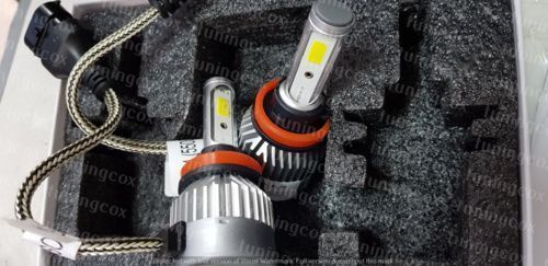 bec led h11 16000lm lumina rece 6500k