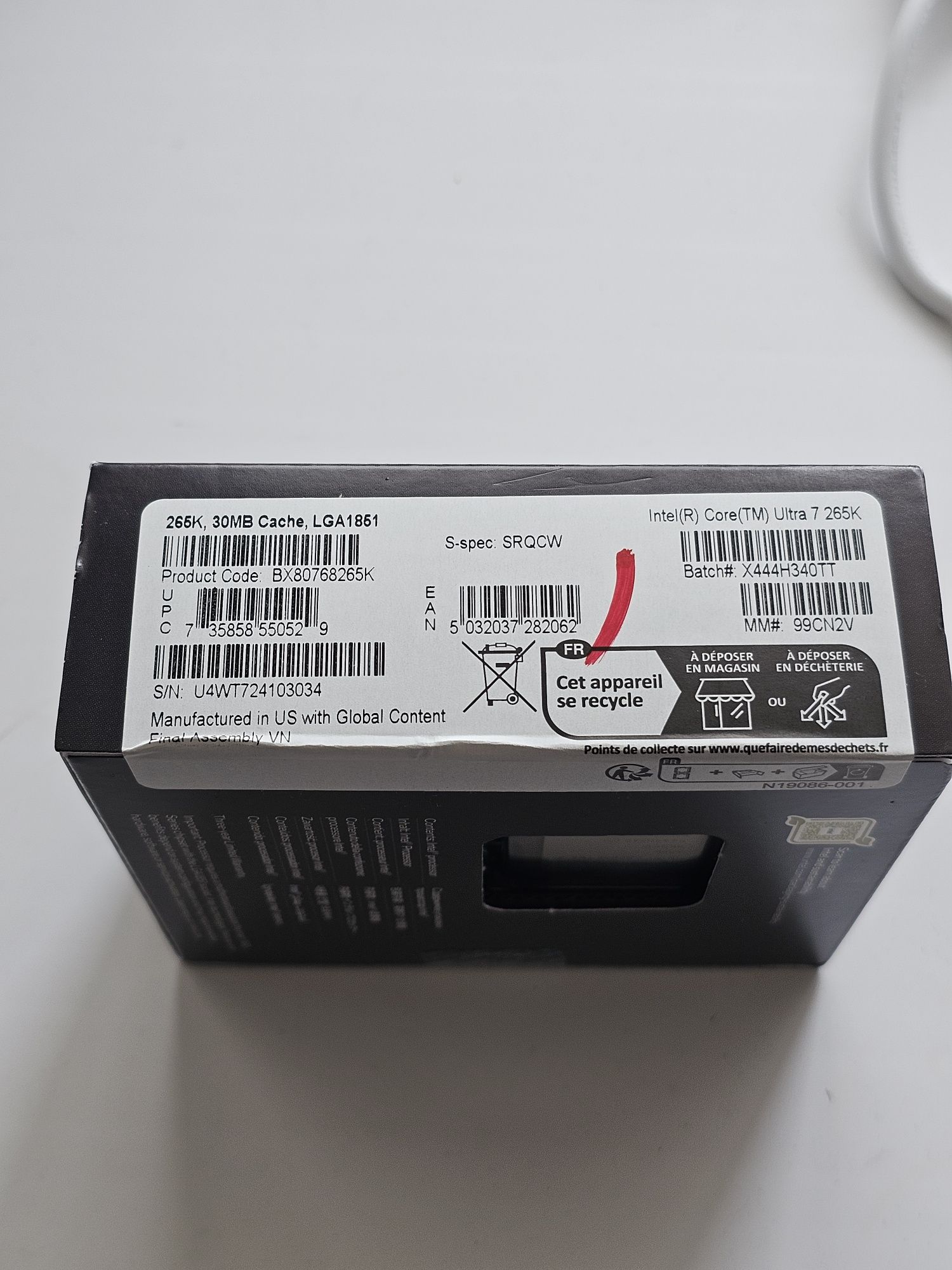 Процессор Intel Core Ultra 7 265K