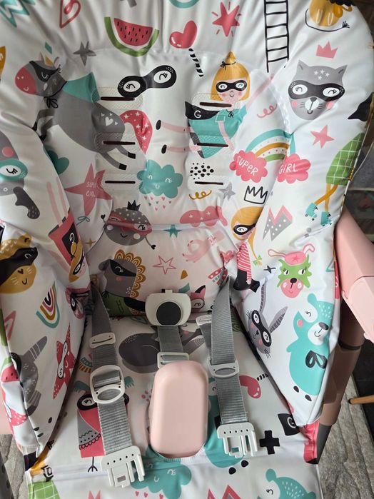 Стол за хранене Peg Perego - Prima Pappa Follow Me, Super Girl