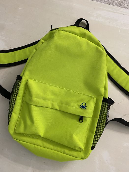 Rucsac United Colors of BENETON verde neon