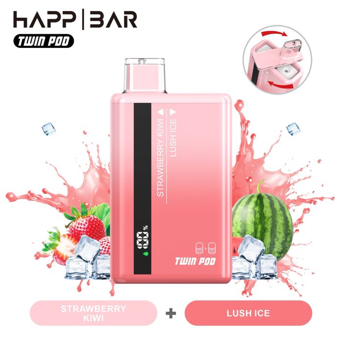 Vape happ bar 35000 puffs / 2 flavours