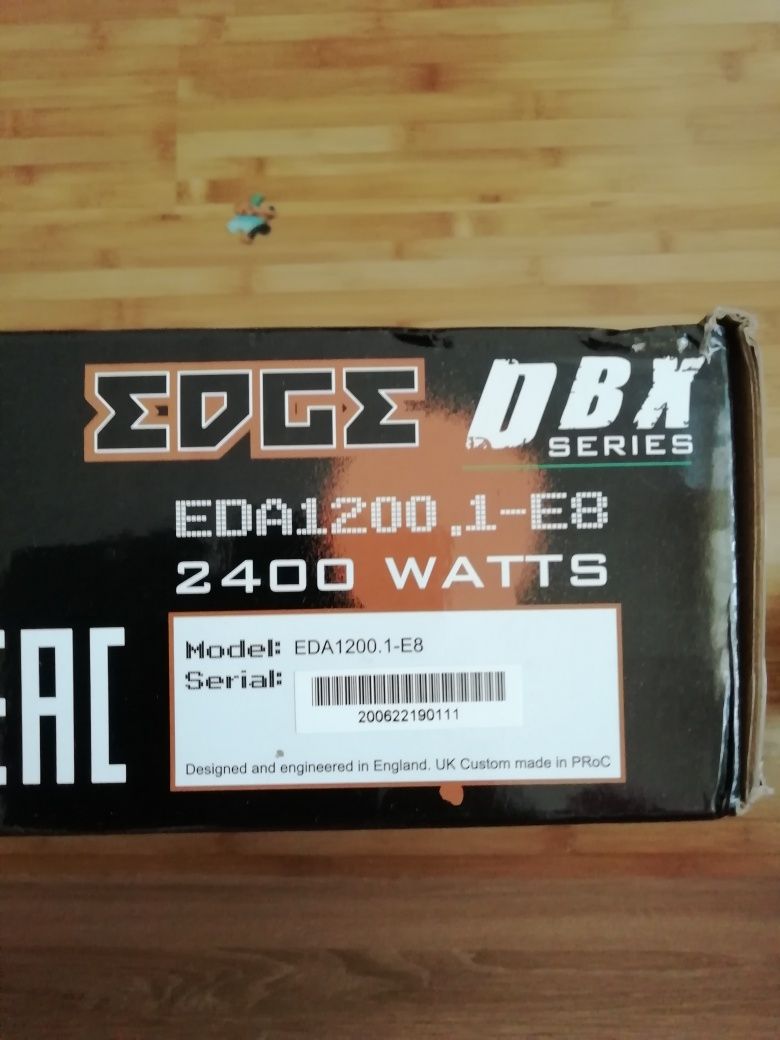Stație bass EDA 1200.1-E8 +boxa bass dublu