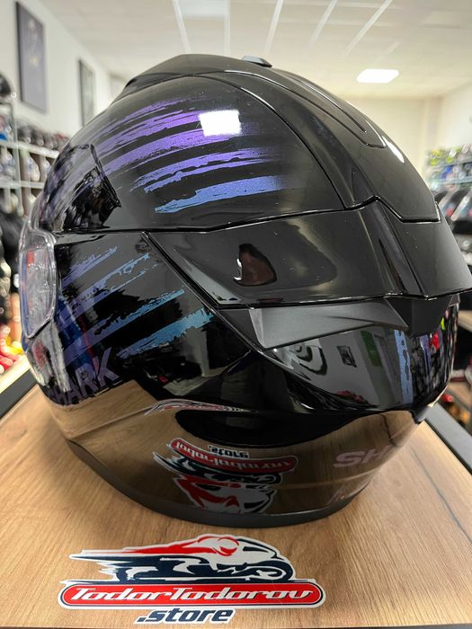 Мото каска за мотор SHARK RIDIL ASYA Gloss S 55-56 см,вградани очила