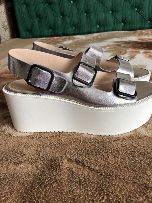 Pantofi cu toc eleganti zara piele naturala