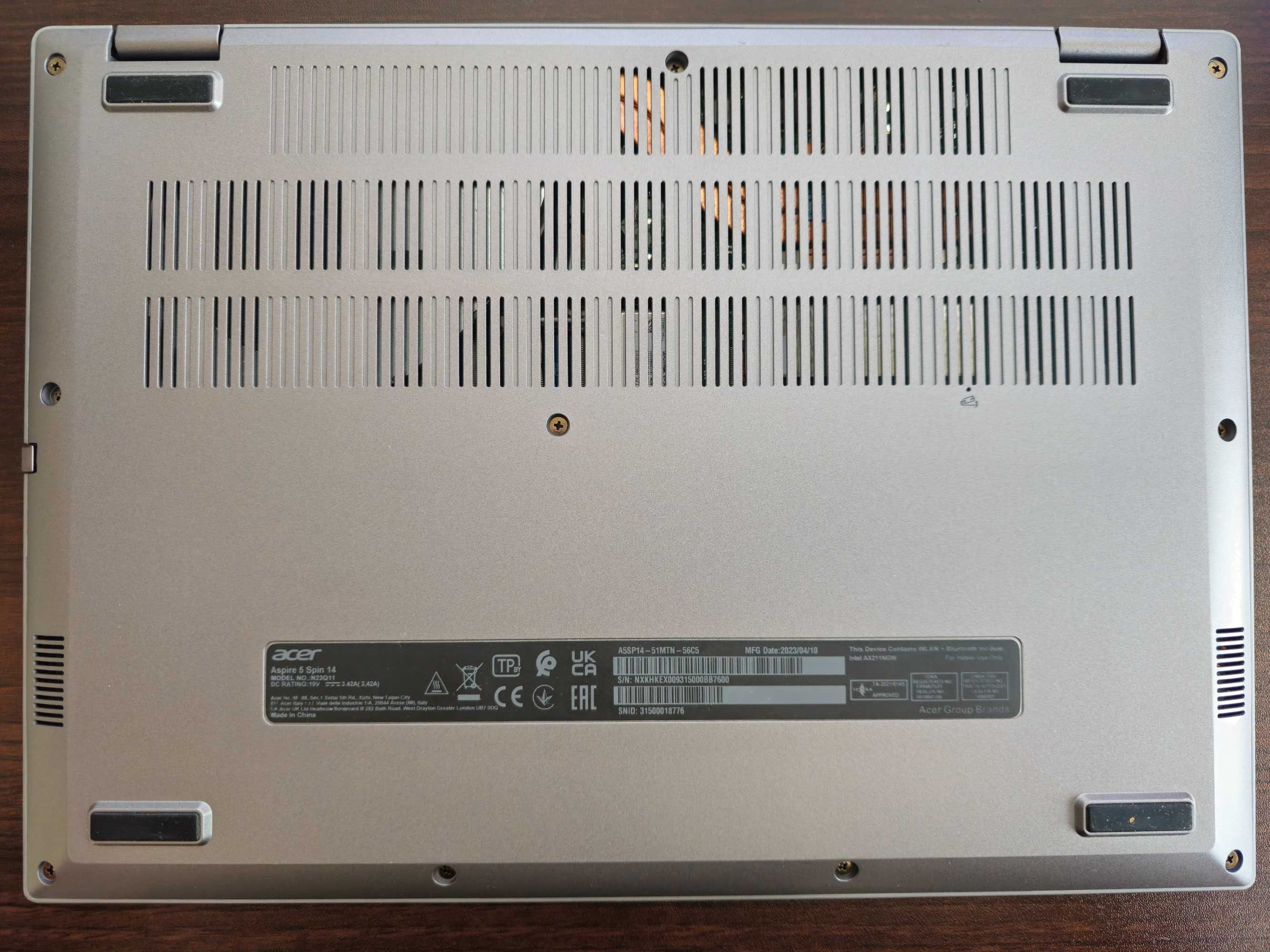 лаптоп Acer Aspire 5 Spin 14