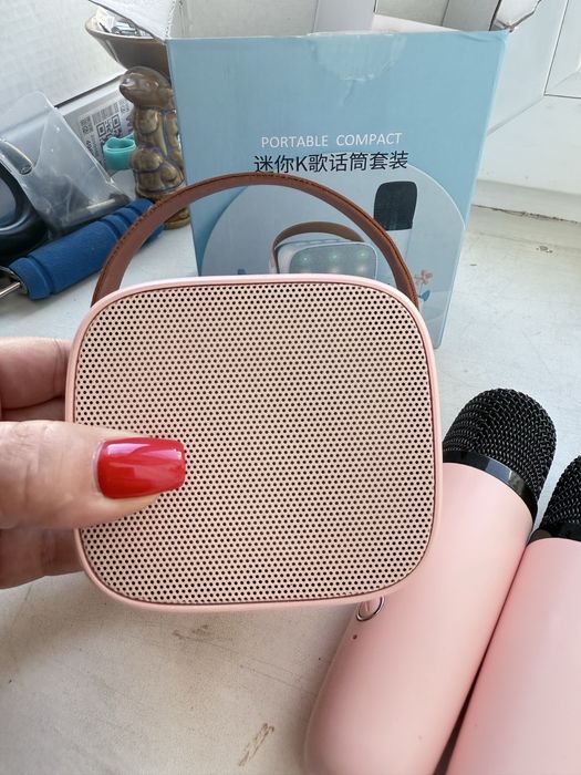 Колонка с микрофонами для детей