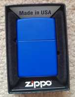 Запалка Zippo 229 Classic Royal Blue Matte
