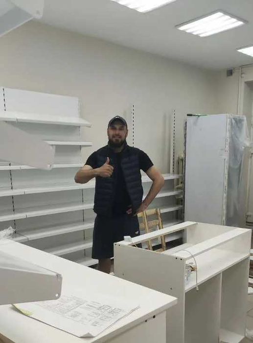 Установка мебели, сборка офисной мебели, диванов, шкафов