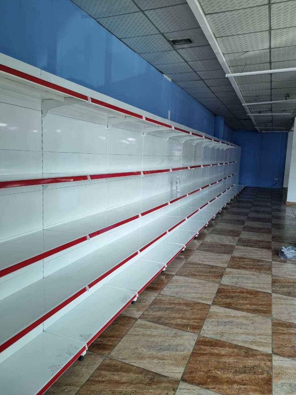 Металлические стеллажи для магазина, Астана, рассрочка Каспи Ред