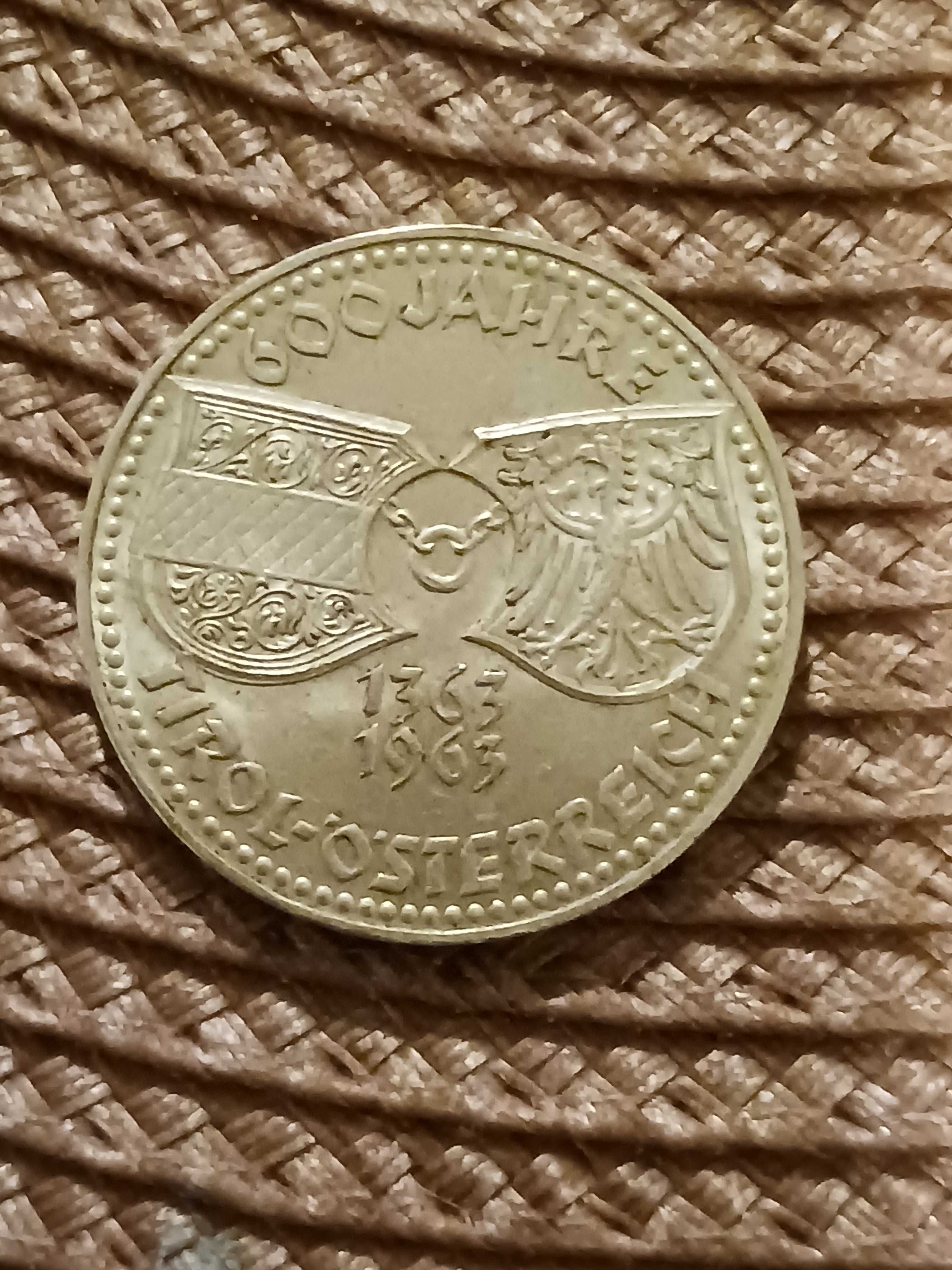 Moneda argint comemorativa 50 schilling 1963